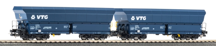 PIKO 28342 - H0 - 2-tlg. Set Schüttgutwagen, VTG, Ep. VI